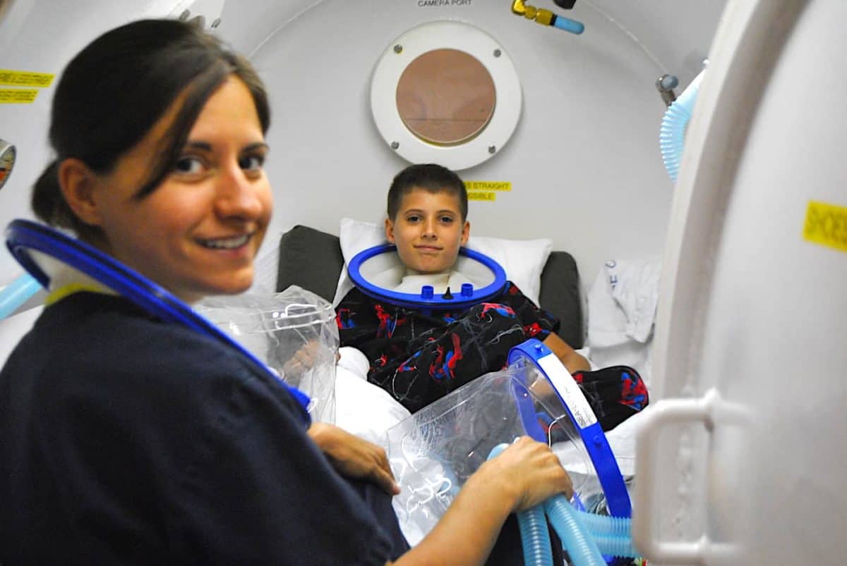 Hyperbaric oxygen therapy for autism stroke lyme disease cerebral palsy tbi